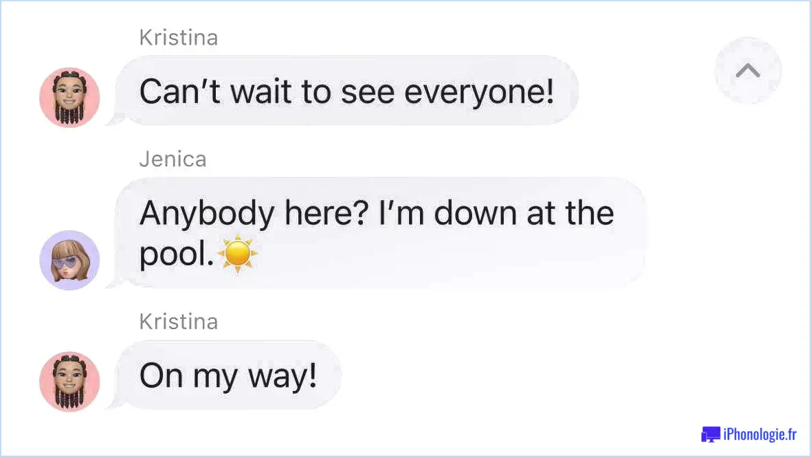 In a later update to MacOS Sonoma, group messages will have a catch-up arrow to take the user to the first unread message.