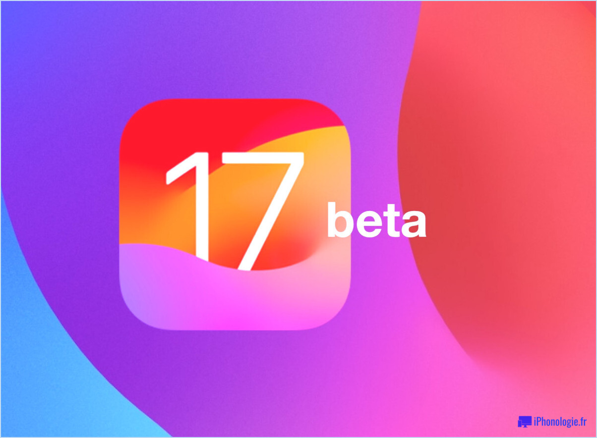 iOS 17.1 Beta et iPados 17.1 Beta
