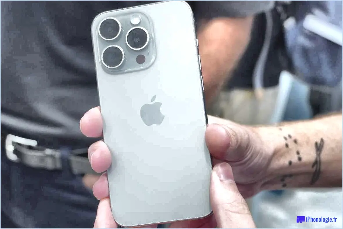Silver Titanium iPhone 15 Pro