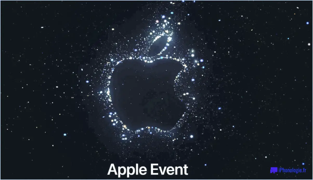 Apple organisera-t-elle un événement en octobre en 2023 ?