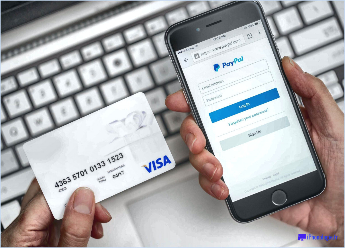 Comment changer de carte de débit sur PayPal?