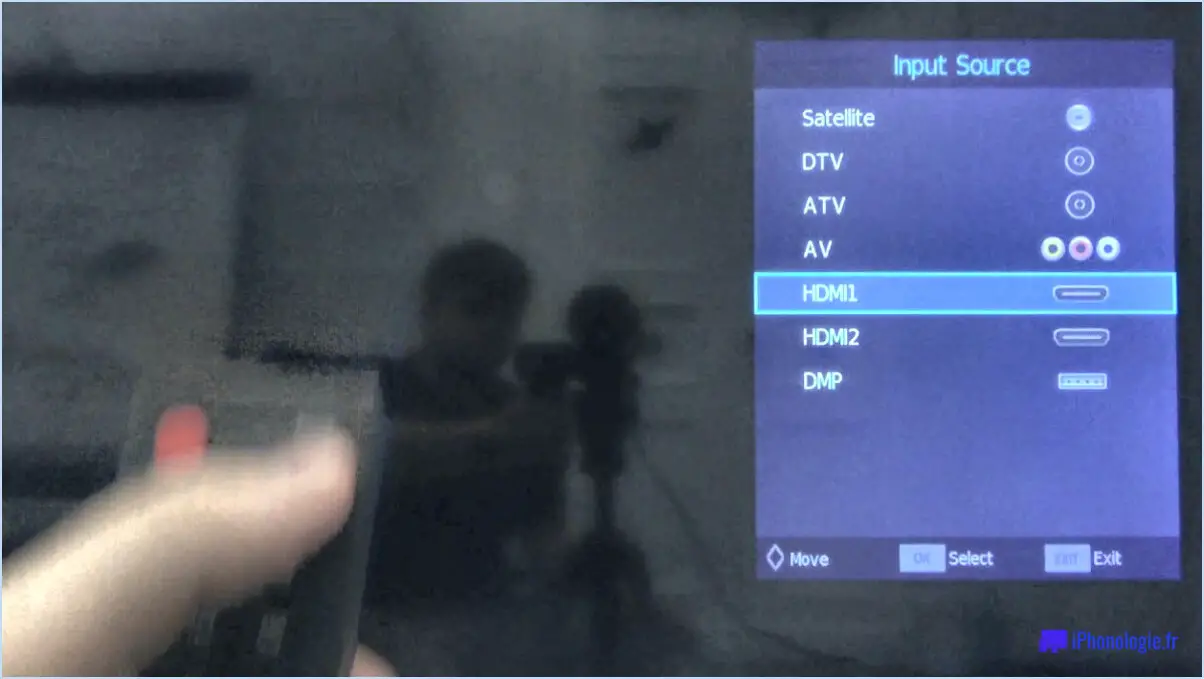 Comment changer la source d'entrée sur hisense tv?