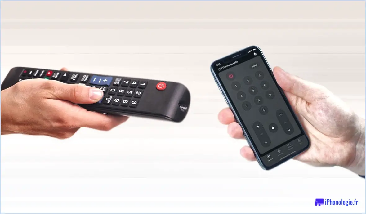 Comment connecter l'application samsung remote à la tv?