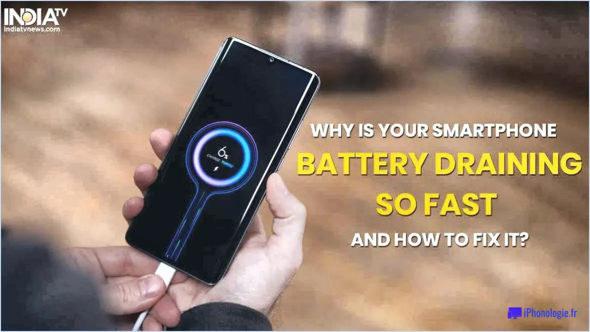 Comment empêcher lookout d'utiliser ma batterie?