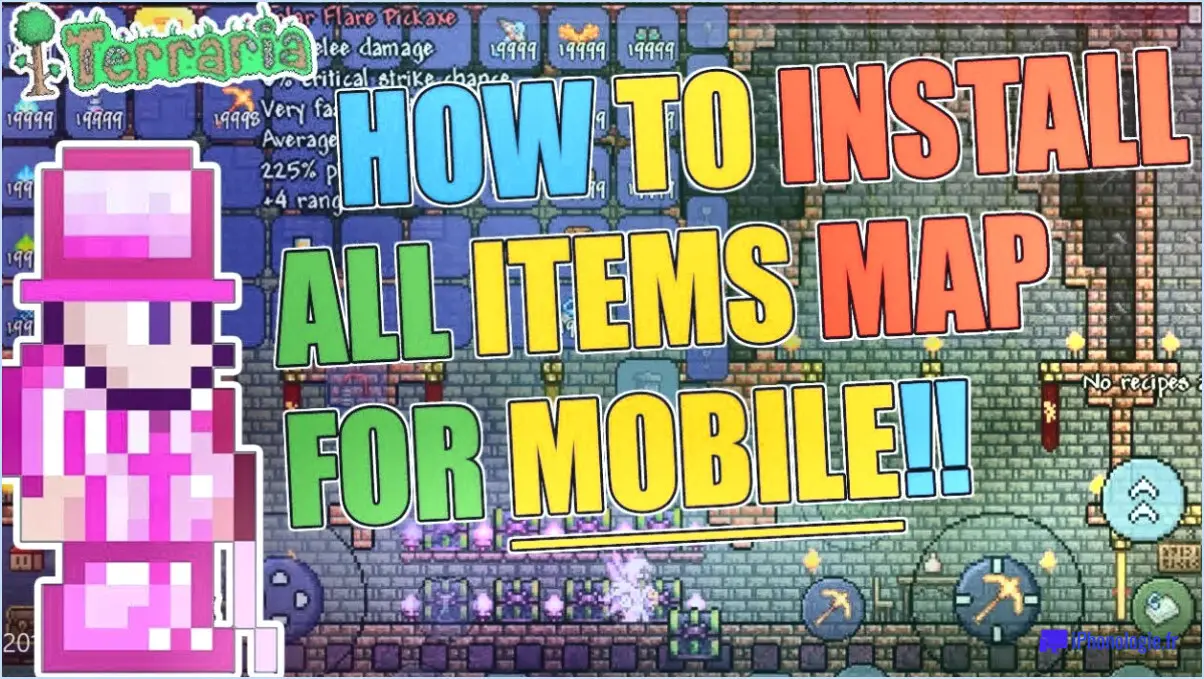 Comment installer terraria maps android?