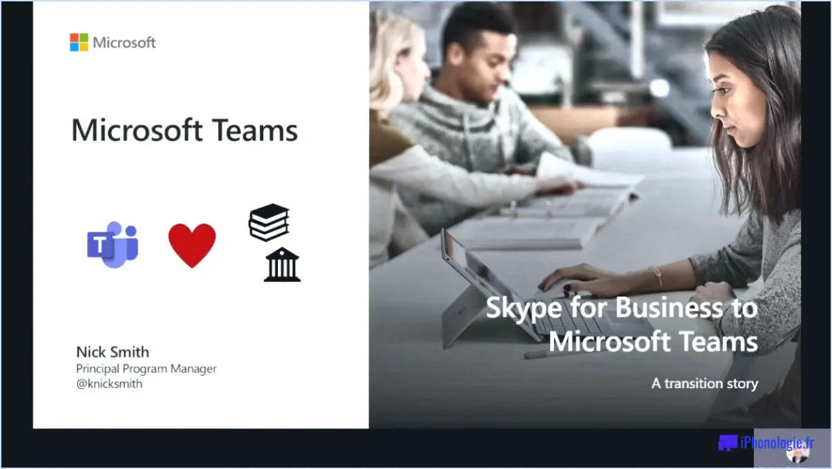Comment migrer les utilisateurs de Skype pour les entreprises vers Teams?
