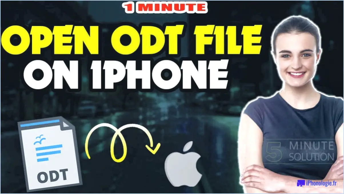 Comment ouvrir un fichier ods sur iphone?
