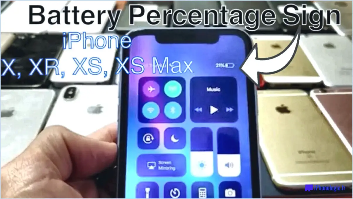 Comment partager la batterie sur l'iphone xr?
