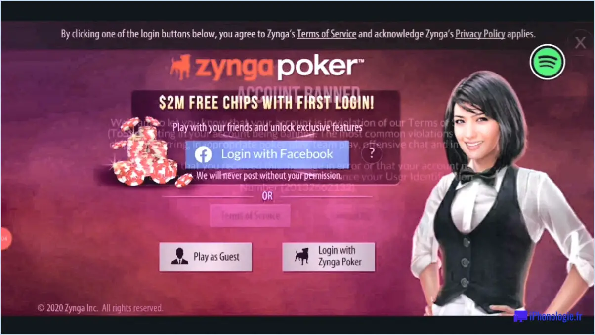 Comment récupérer mon compte Zynga poker?