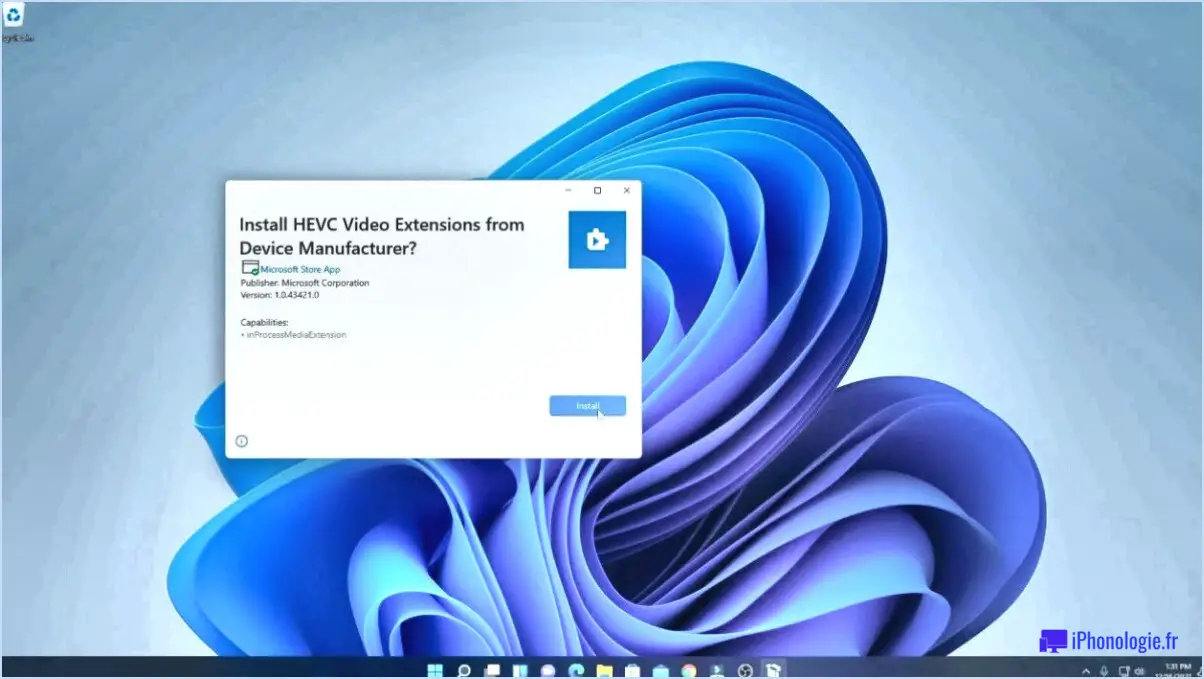 Comment réparer l'extension vidéo hevc qui ne fonctionne pas sous windows 10 11 étapes?