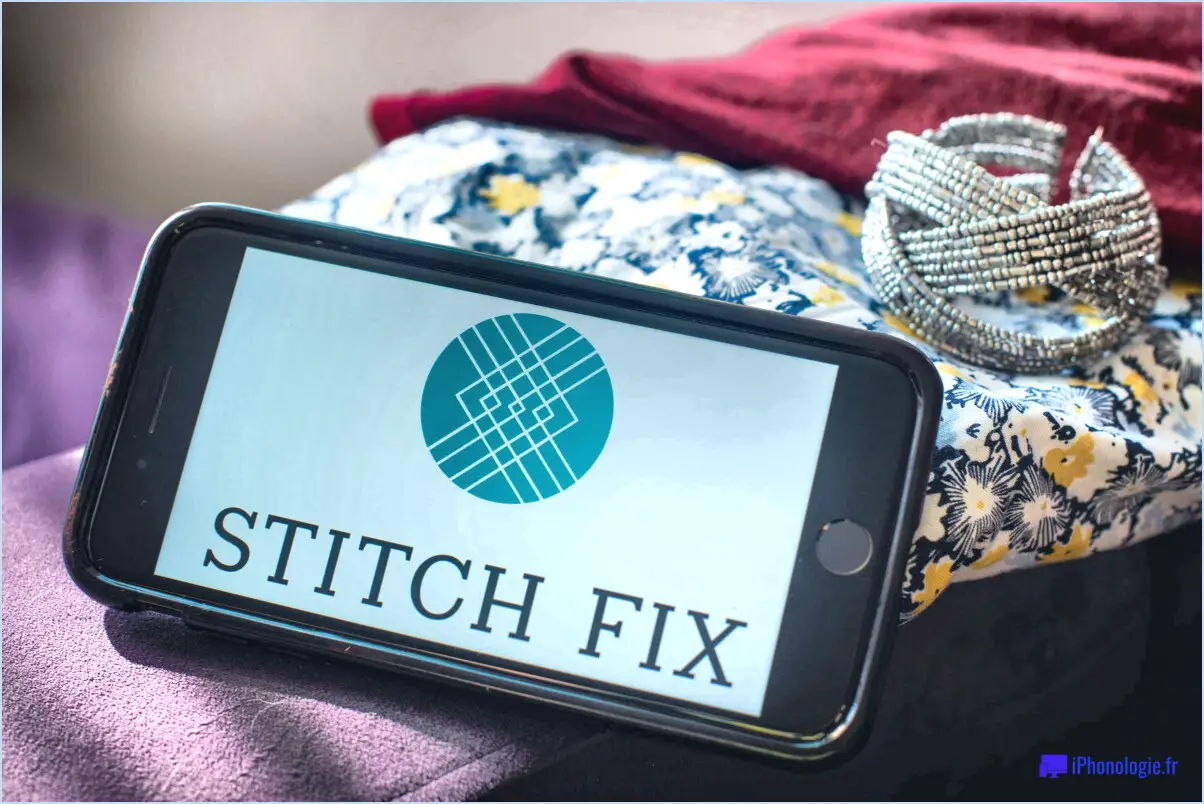 Comment supprimer un compte stitch fix?