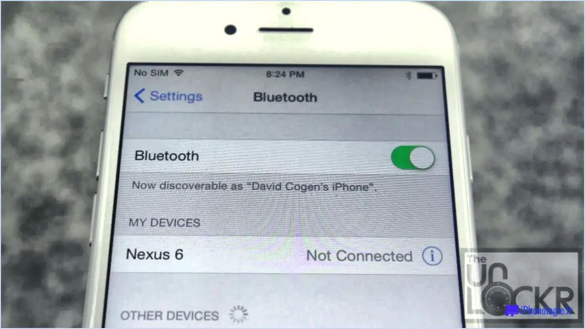 Comment transférer des applications d'un iphone à un autre via bluetooth?