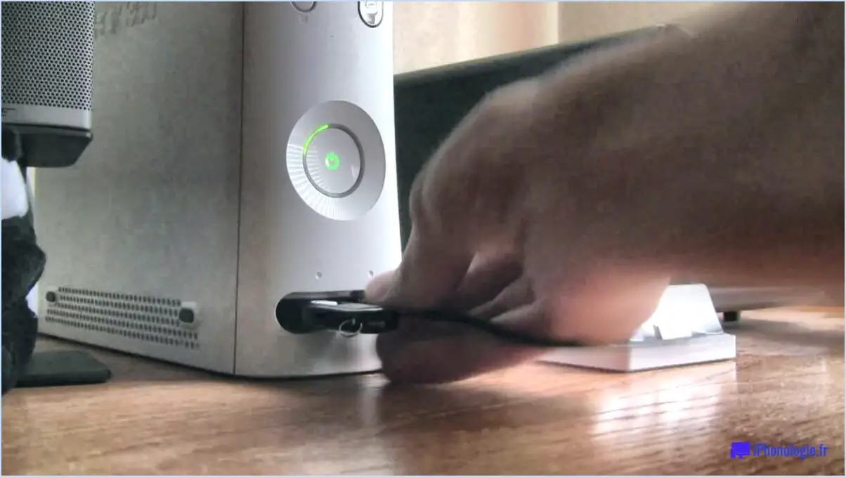 Comment transférer des vidéos sur la xbox 360 à partir d'une clé USB?