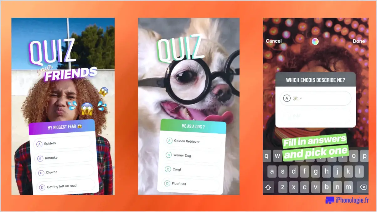 Comment voir les résultats du quiz sur instagram?