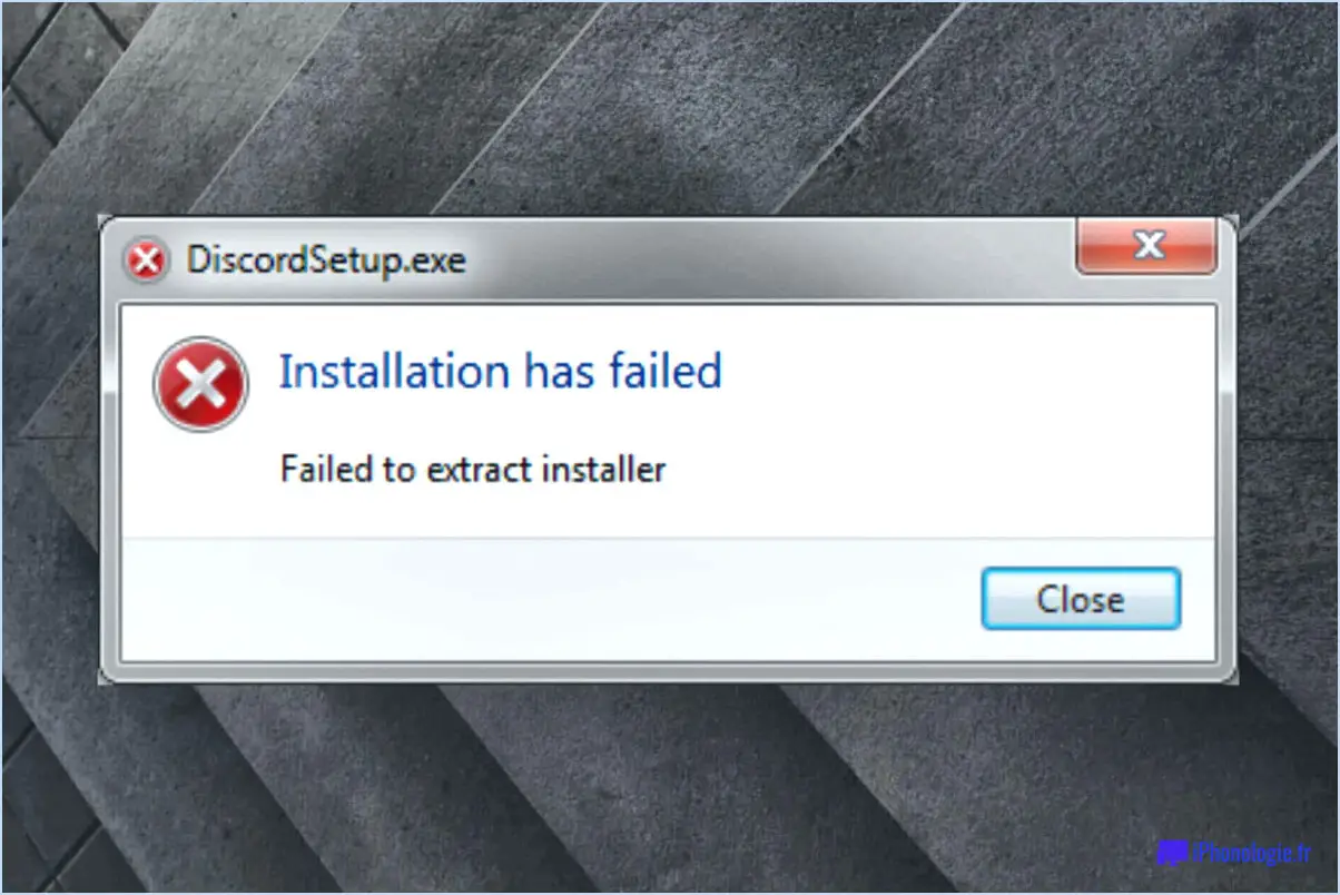 Correction : Microsoft Teams n'a pas réussi à extraire le programme d'installation?