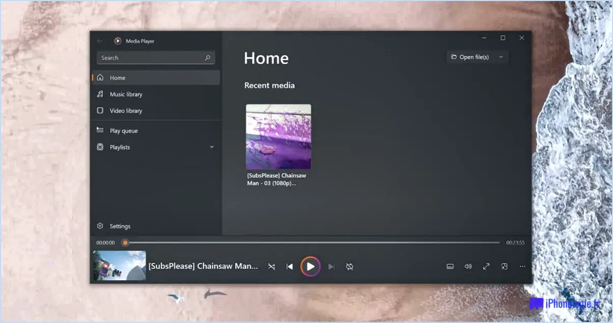 Formats de fichiers supportés par groove music app dans windows 10?