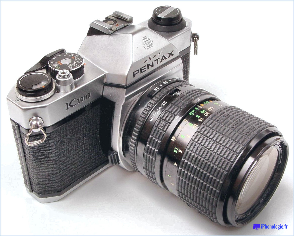 L'histoire du pentax k1000 le pentax k1000 est-il un bon appareil photo?