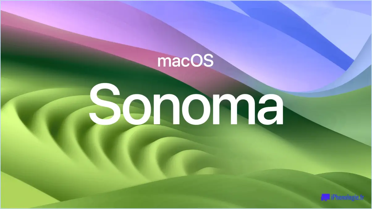 macOS 14 Sonoma est là, mais ces fonctionnalités arriveront plus tard