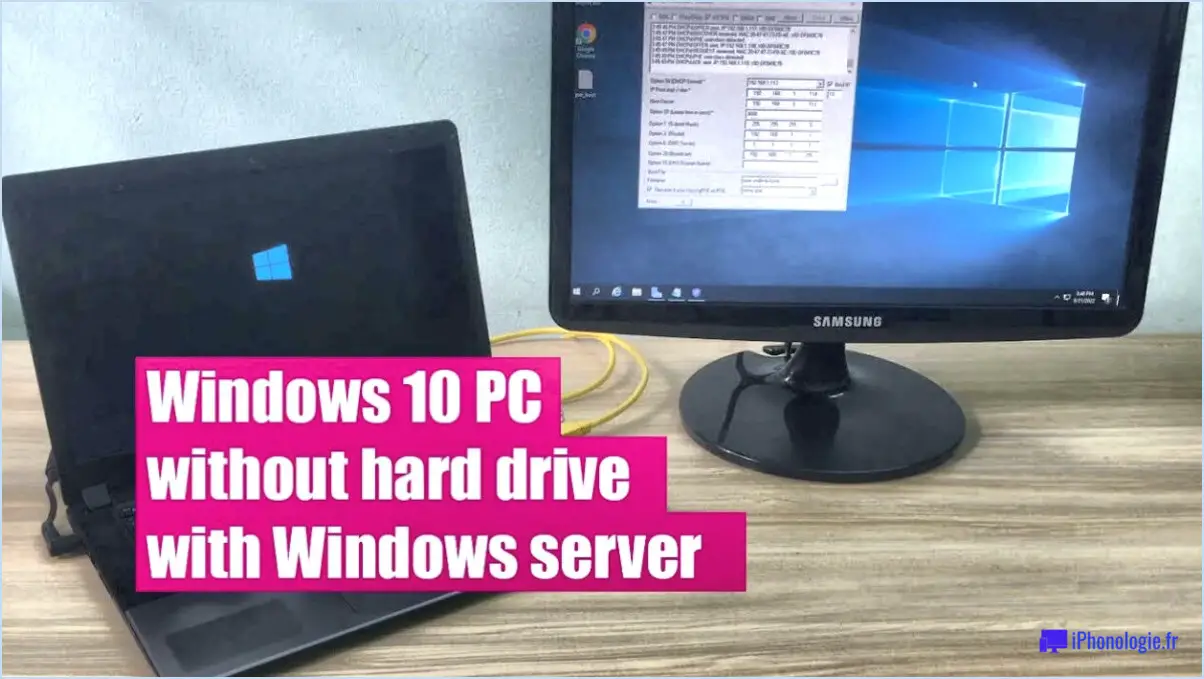 Peut-on faire fonctionner Windows 10 sur un serveur?