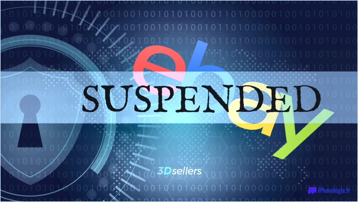 Peut-on supprimer un compte eBay suspendu?
