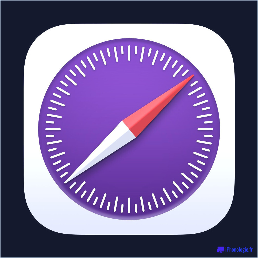 Icône de prévisualité de safari Tech sur Mac