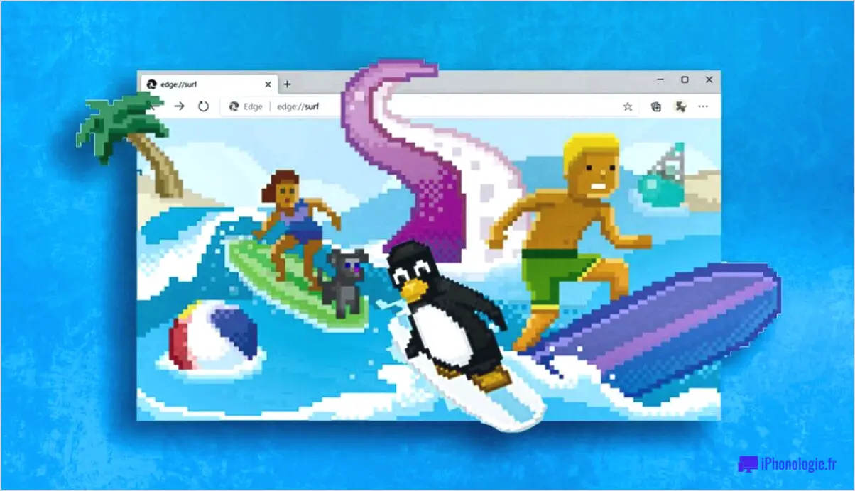 Accéder au jeu de surf caché de Microsoft's Edge?
