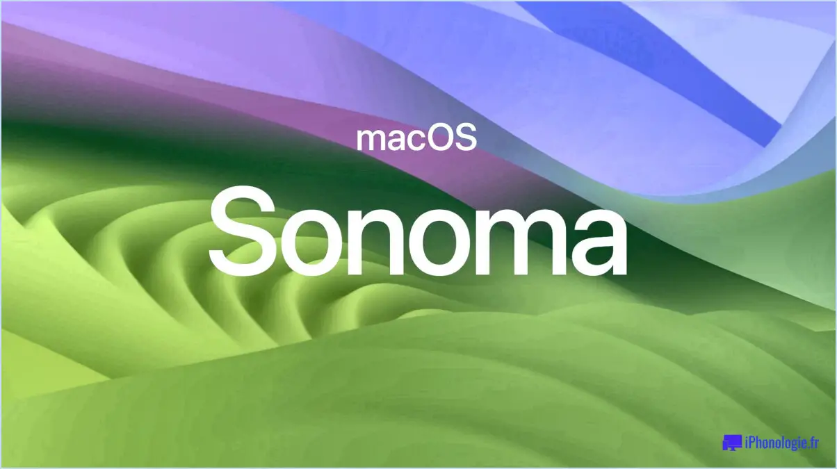 Apple publie macOS Sonoma 14.2 beta