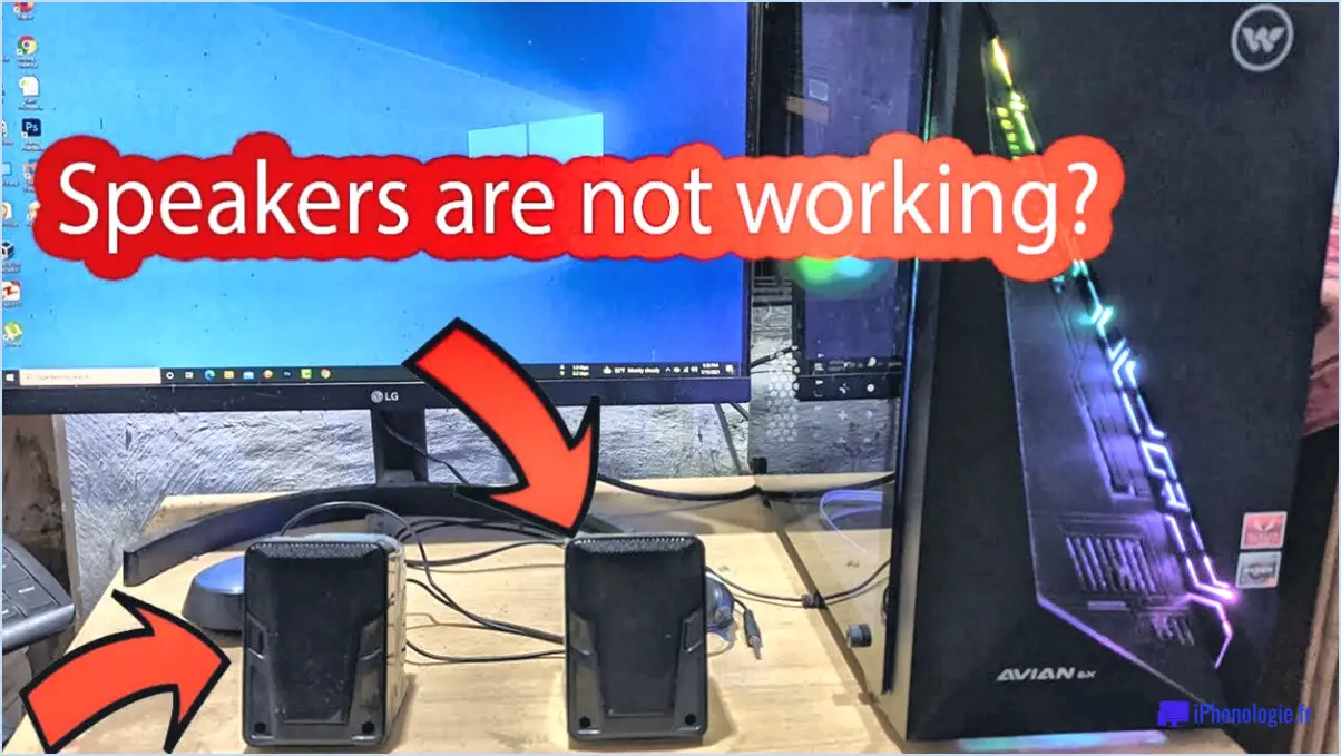 Comment activer les haut-parleurs externes dans windows 10?