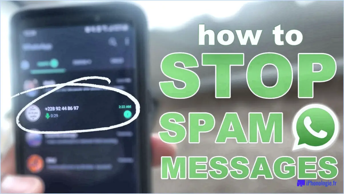 Comment arrêter un message whatsapp?