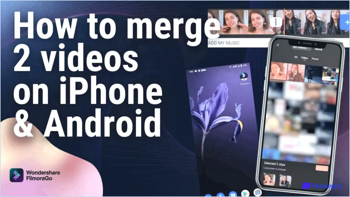 Comment combiner des vidéos sur android?