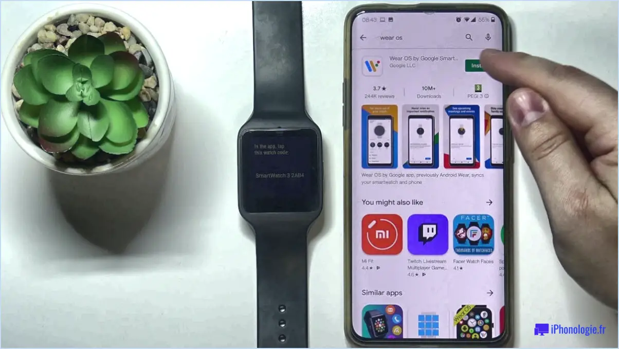 Comment connecter une smartwatch à un téléphone Android?