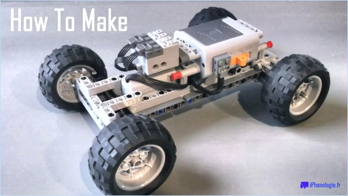 Comment construire une voiture lego rc?