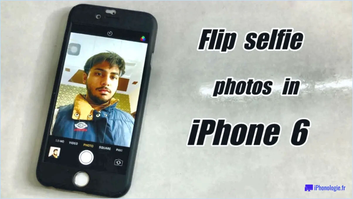 Comment prendre un selfie avec l'Iphone 6?