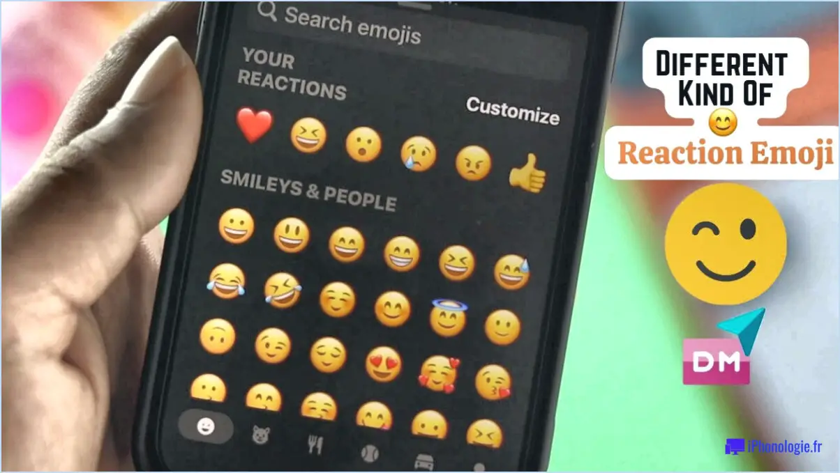 Comment réagir aux messages instagram avec des emojis