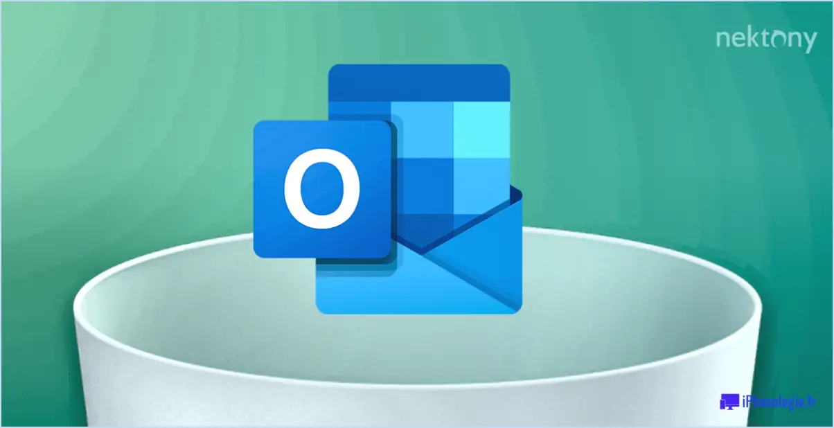 Comment supprimer un fichier de données Outlook sur un Mac?
