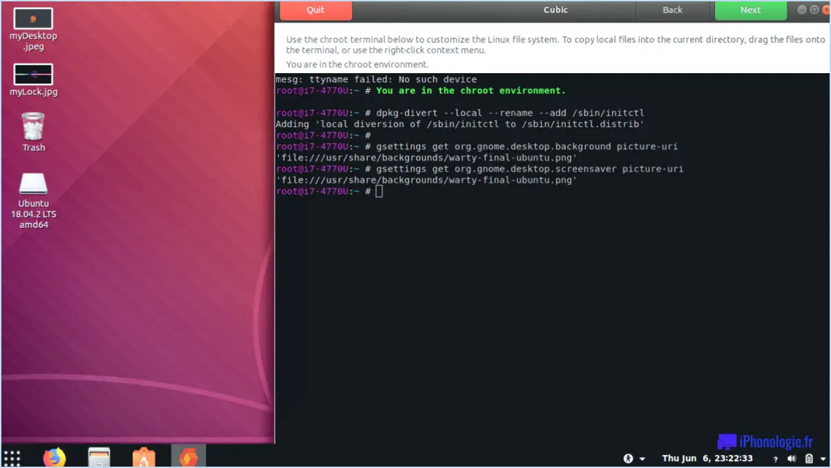 Comment verrouiller l'écran d'ubuntu dans le terminal?