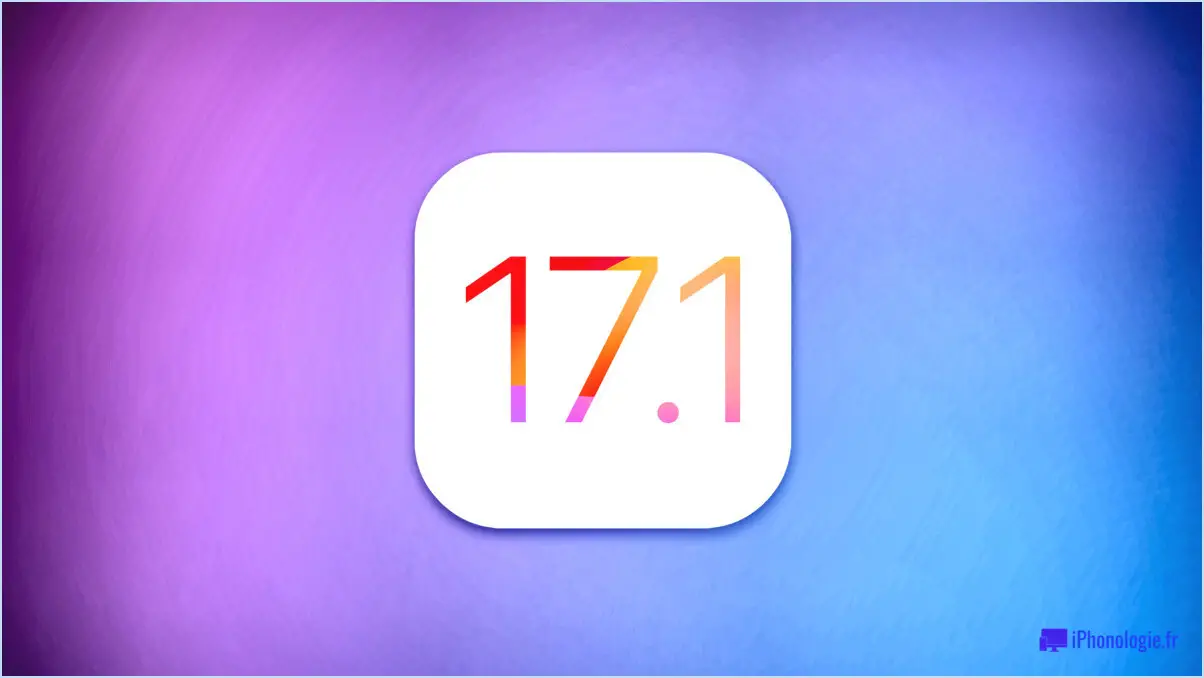 iOS 17.1 beta 3 est maintenant disponible