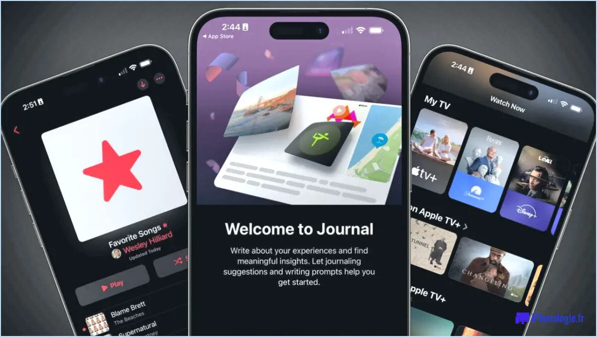 La version bêta d'iOS 17.2 est disponible et inclut l'application Journal.