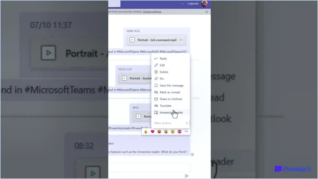 Microsoft Teams : Comment supprimer des messages?