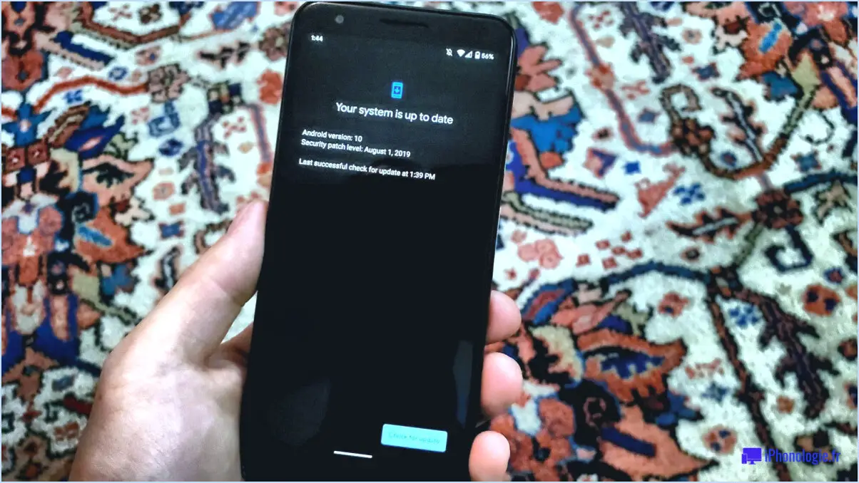 Mise à jour manuelle du téléphone Pixel 4 vers Android 11?