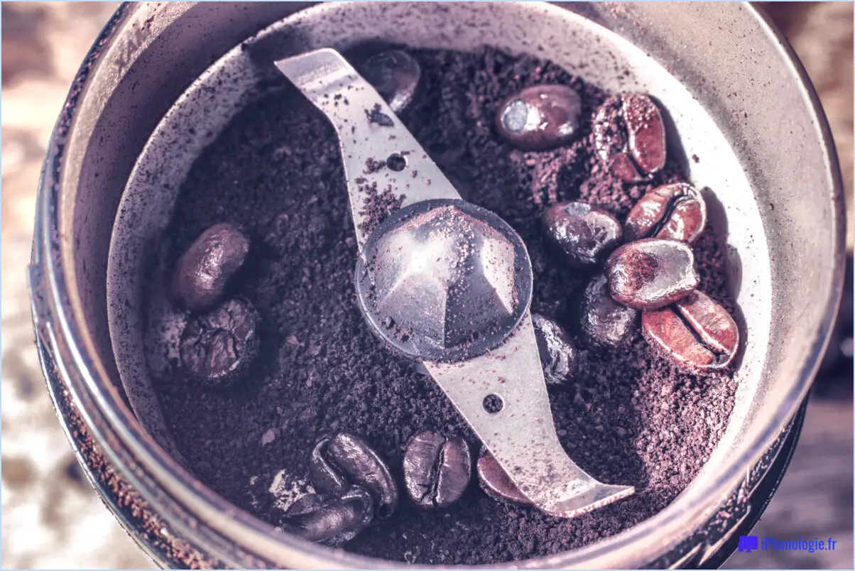 Peut-on moudre des grains de café dans un robot ménager?
