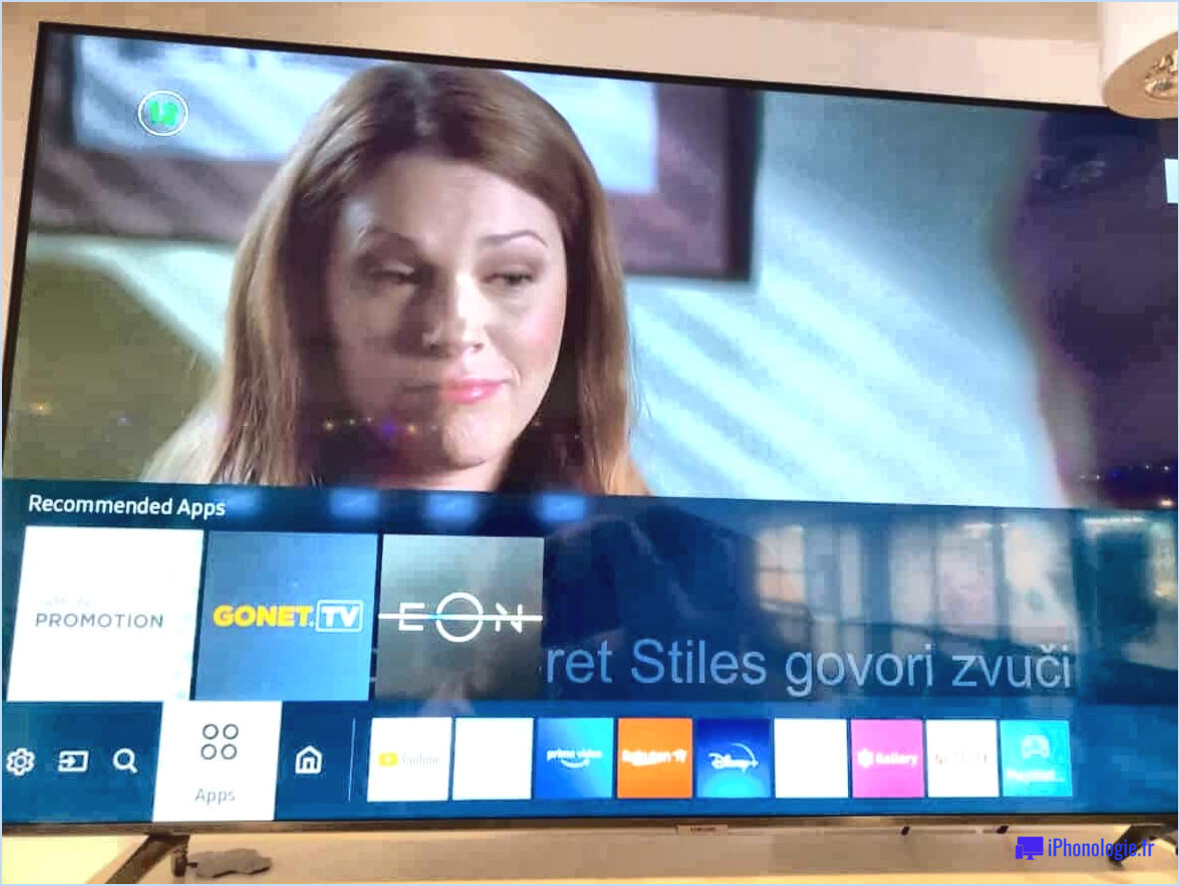Pourquoi les applications ne se téléchargent-elles pas sur mon samsung tv?