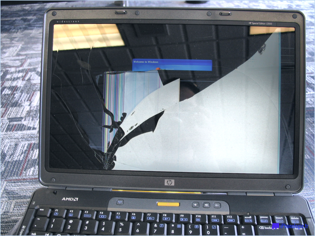 Que se passe-t-il si je casse l'ordinateur portable de l'école?