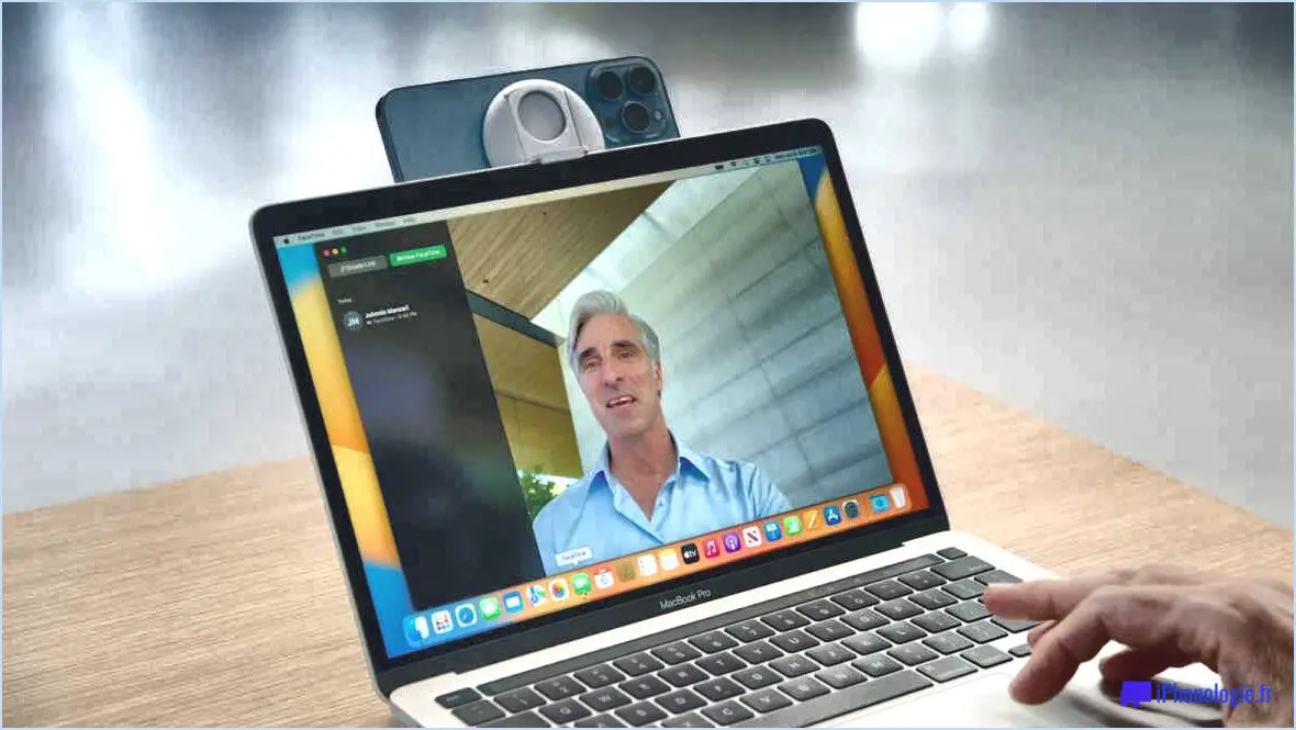 Utilisation de la caméra de continuité dans MacOS 13
