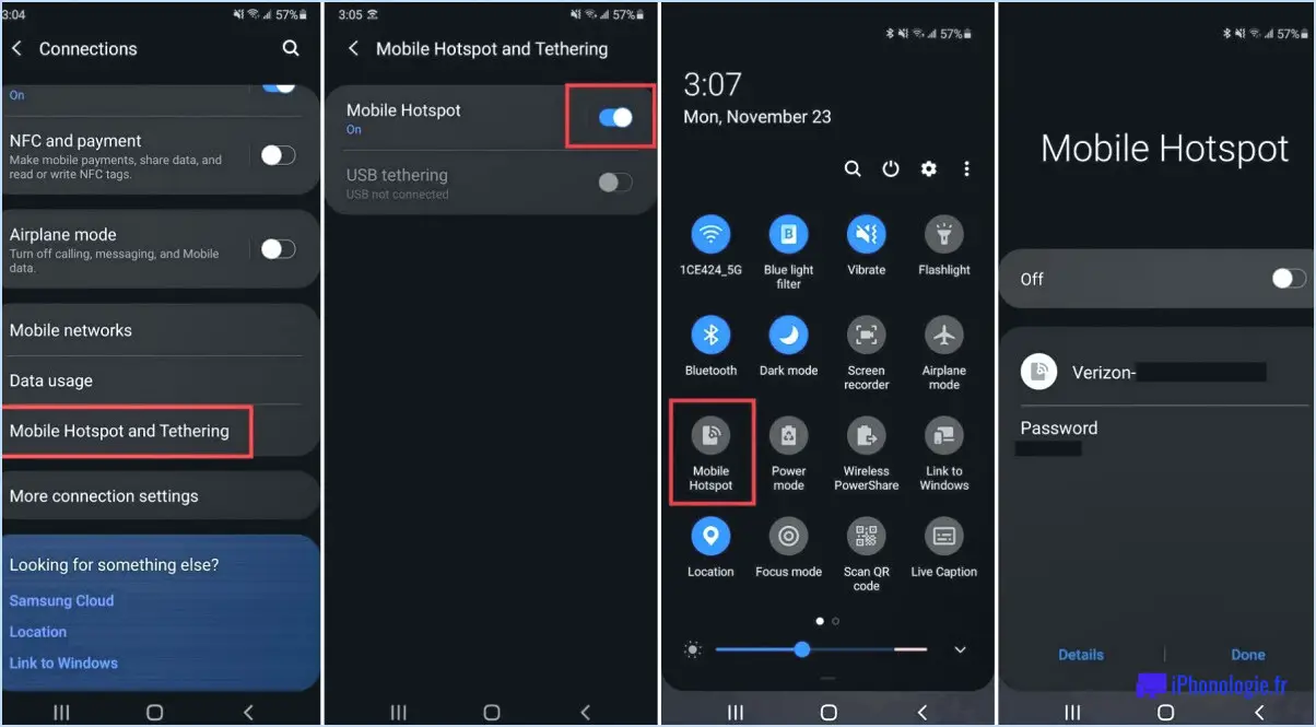 Android 11 : Comment transformer votre appareil Android en hotspot mobile?