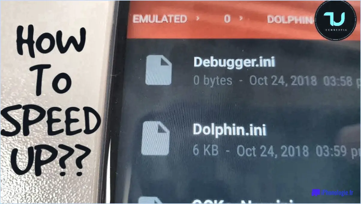 Comment augmenter le nombre de fps dans l'émulateur dolphin android?