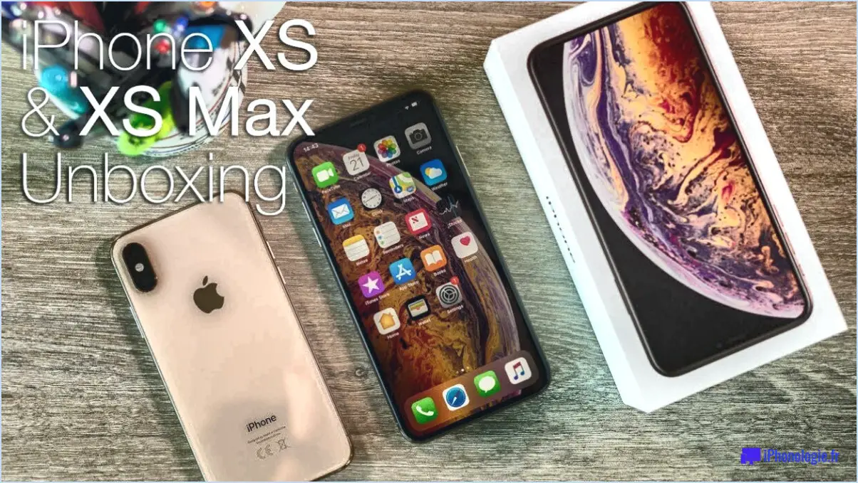 Comment configurer l'iphone xs max?