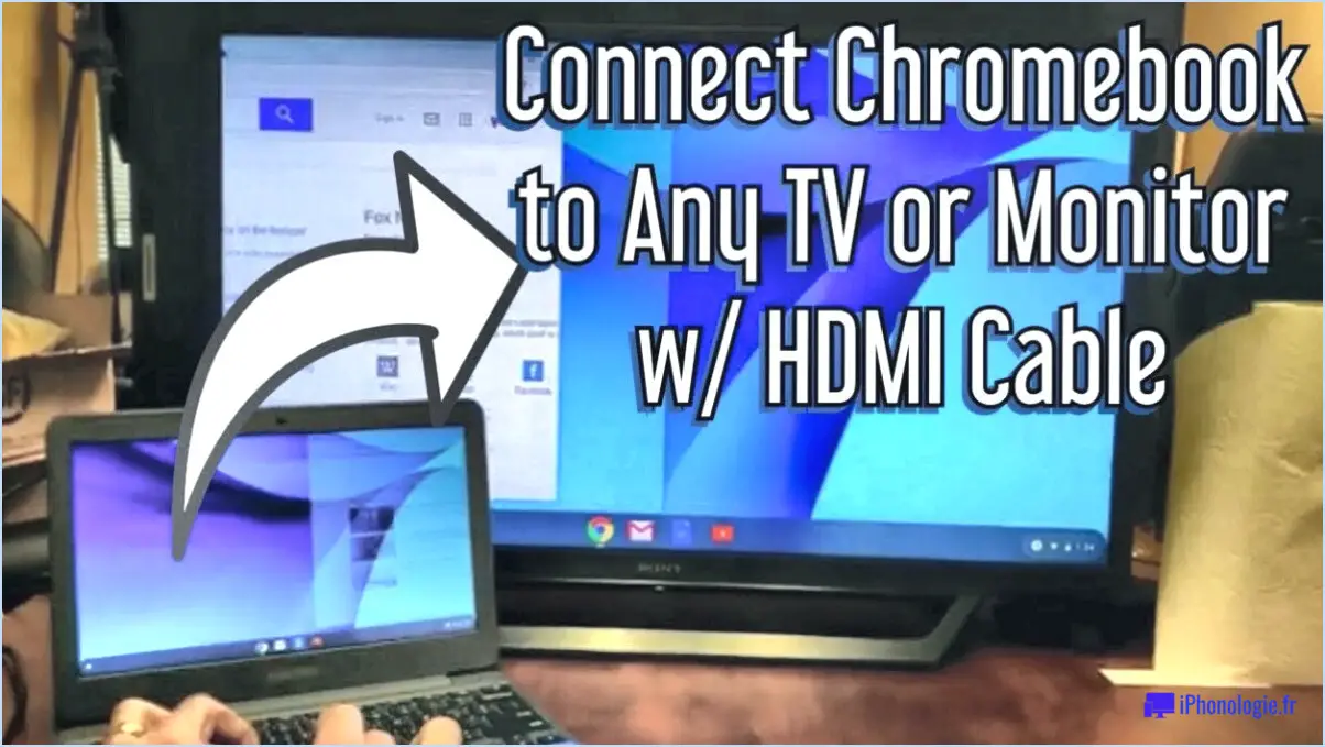 Comment connecter un Chromebook à un téléviseur?