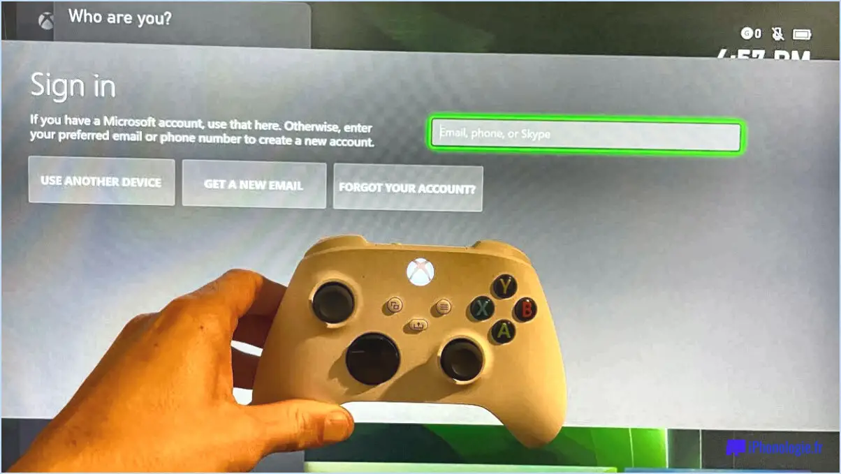 Comment créer un autre compte sur la Xbox One S?