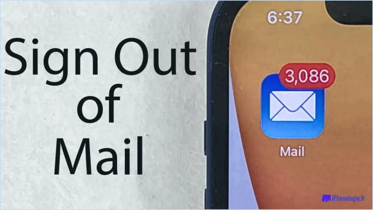 Comment désactiver Apple Mail?